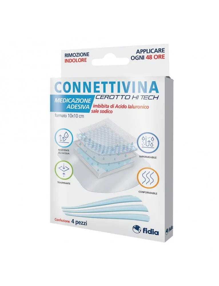 Connettivina Cerotto HiTech 10x10 4 Cerotti