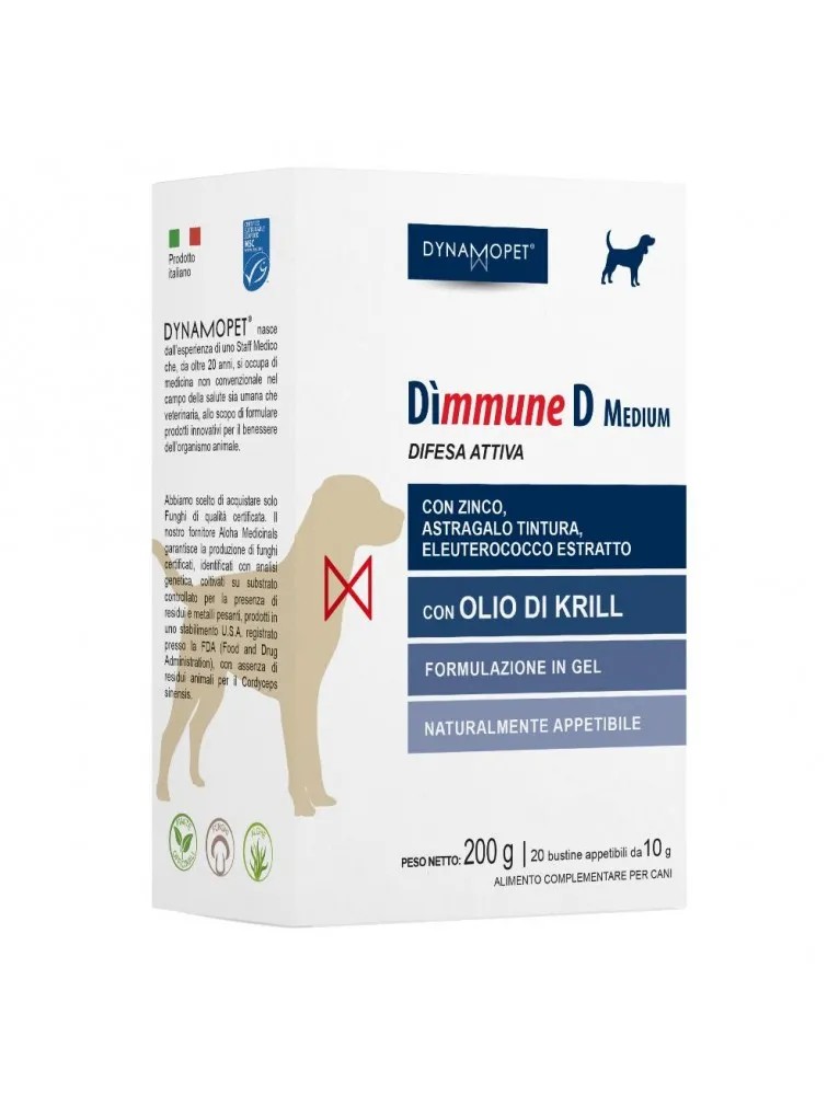 Dimmune D Medium Cani 20 Bustine
