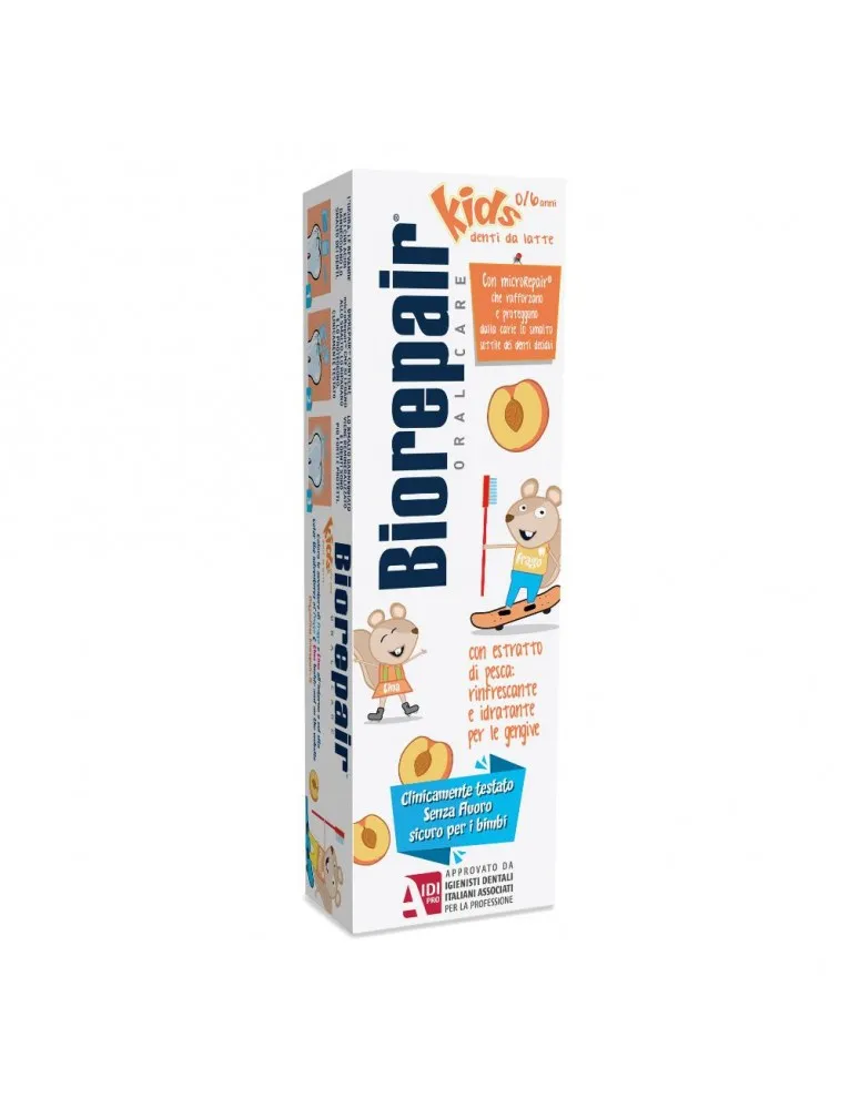 Biorepair Dentifricio Junior 0-6 anni Pesca 50ml