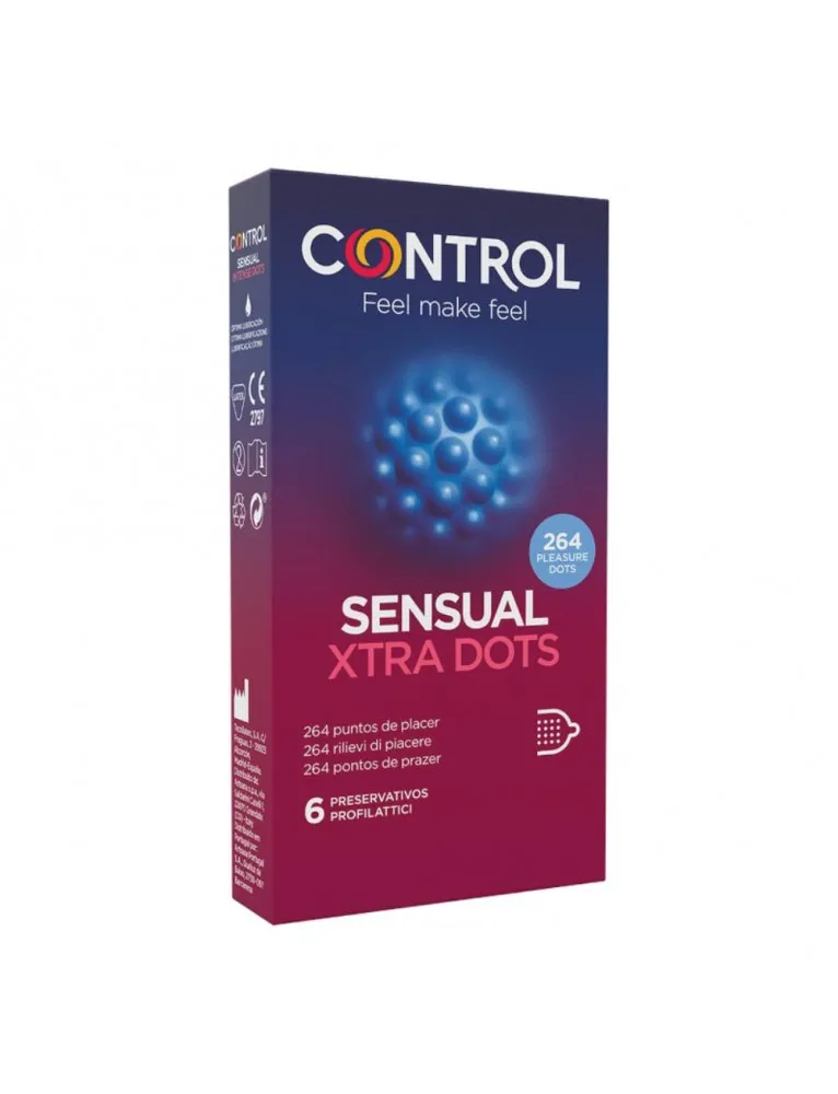 CONTROL*Sensual Xtra Dots 6pz