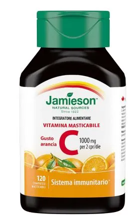 JAMIESON VITAMINA C 1000 MASTICABILE ARANCIA 120 COMPRESSE