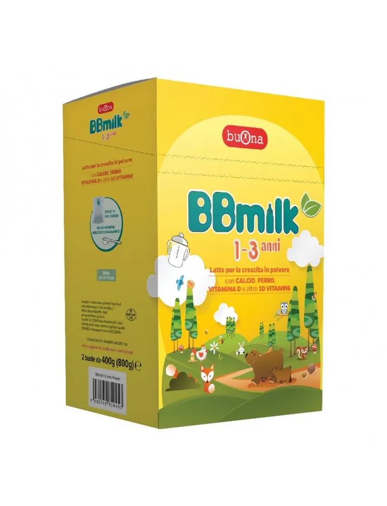 BBmilk 1-3 anni Polvere 2 buste da 400gr