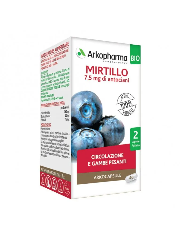 ARKOCAPSULE Mirtillo  45 Cps