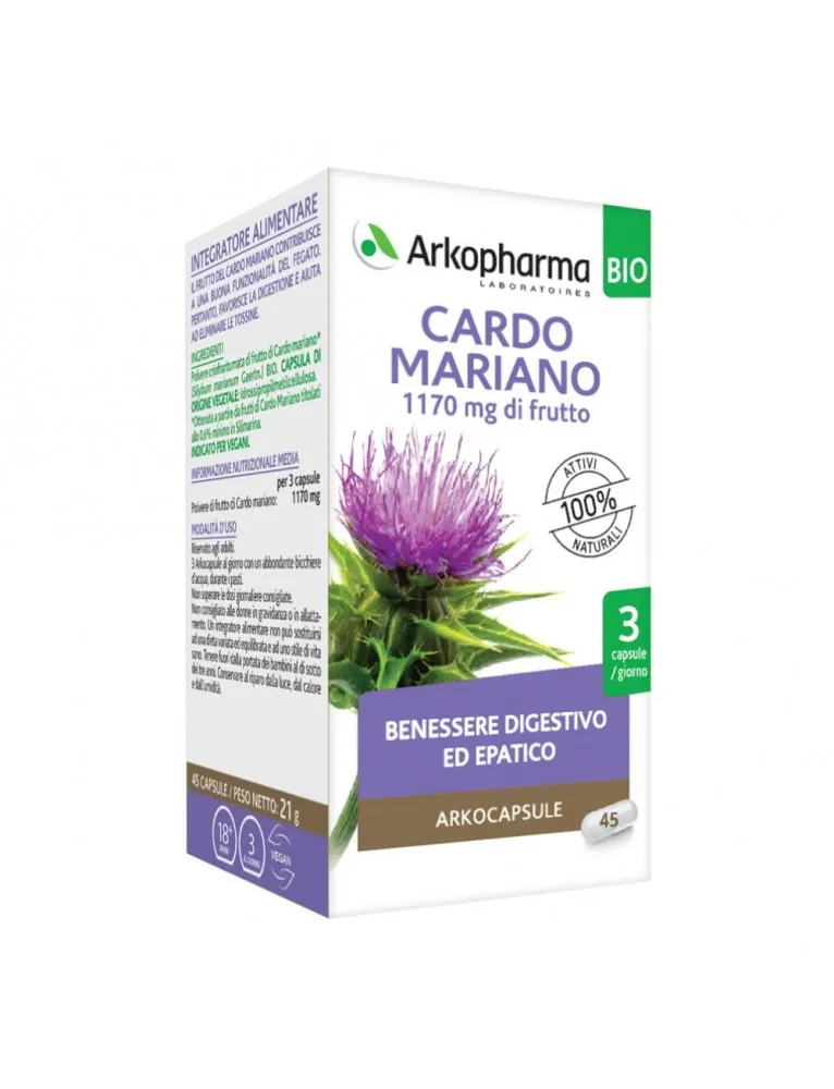 Arkopharma Cardo Mariano 45 Capsule Bio
