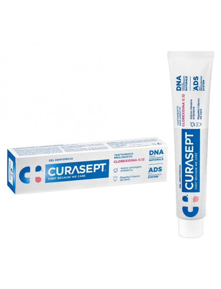 Curasept Gel Dentifricio 0,12+DNA Trattamento Prolungato 75ml