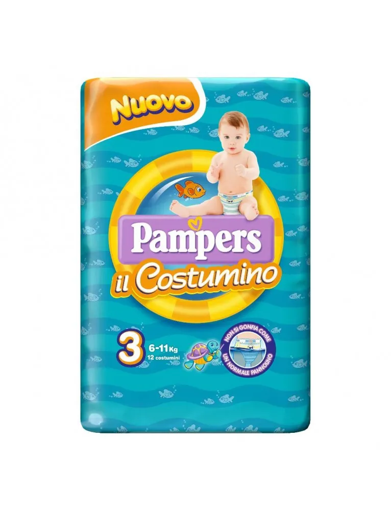 Pampers Costumino Midi Taglia 3 (6-11kg) 12 pezzi