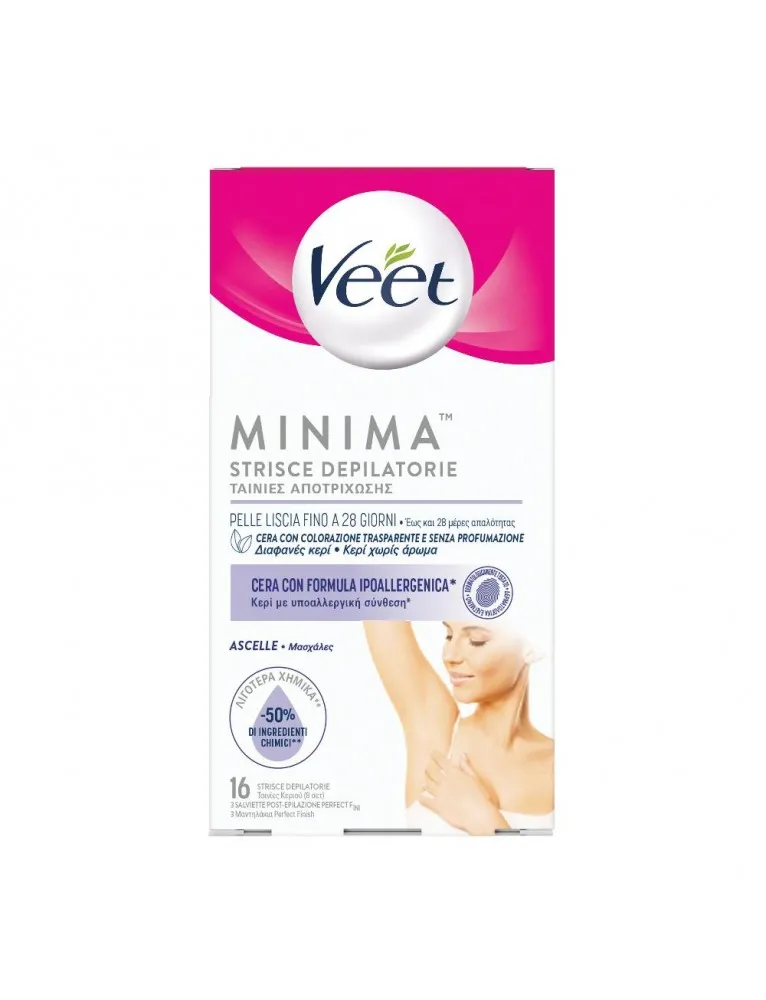 VEET Strisce Asc/Bikini 16pz