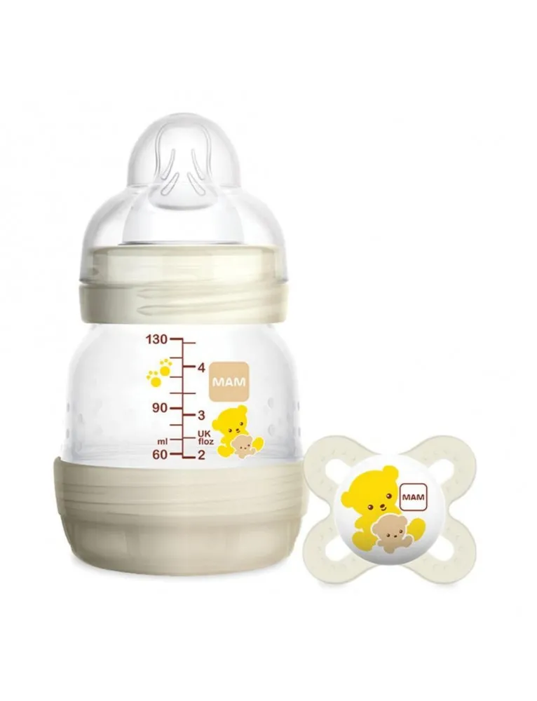 Mam Biberon Easy Start 130ml +Tettarella Anti-Colica 0+ mesi 1 Pezzo
