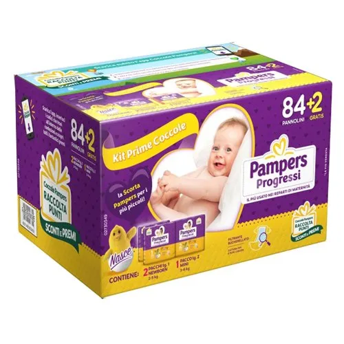 PAMPERS PROGRESSI TRIO POE 86 PEZZI