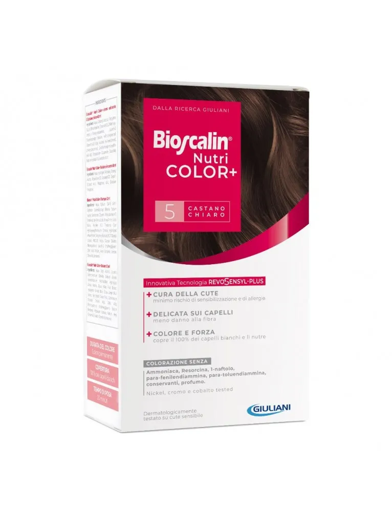 Bioscalin Nutricolor Plus Colorazione Capelli Permanente 5 Castano Chiaro