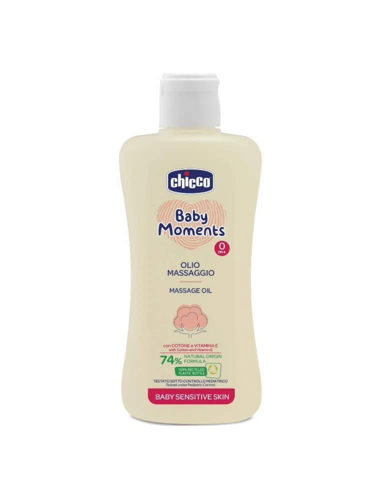 Chicco Baby Moments Olio Massaggio Sensitive 0 Mesi+ 200ml