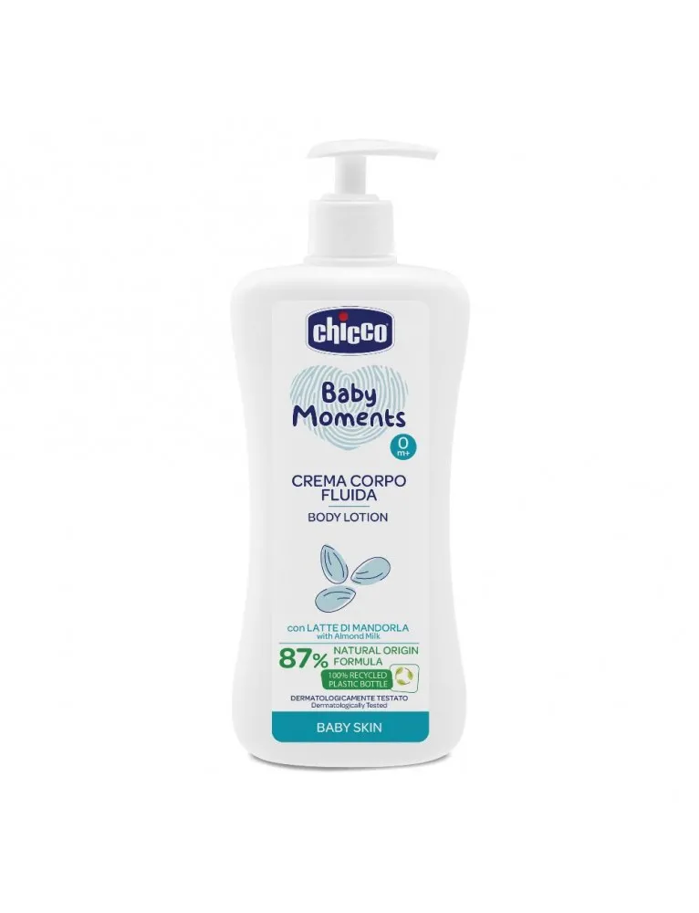 Chicco Baby Moments Crema Corpo Fluida Delicata 0 Mesi+ 500ml