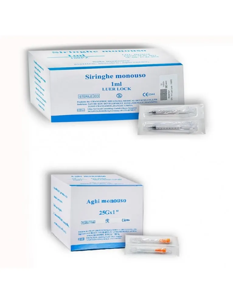 SIR.1ml 25g LUERLOCK 100pzGMD