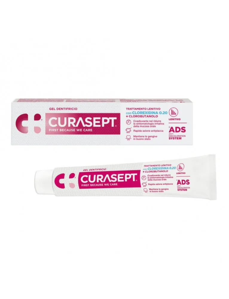 Curasept ADS Gel Dentifricio Clorexidina 0,20 e Clorobutanolo 75ml