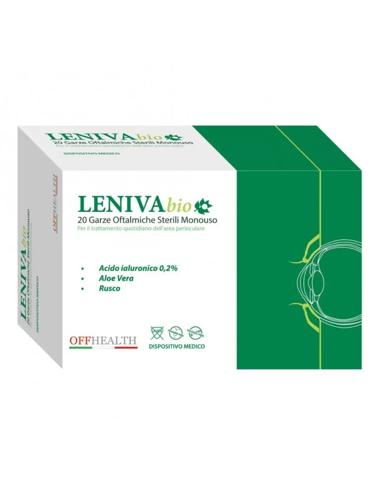 Leniva Bio Garze Oftalmiche 20 Pezzi