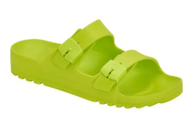 CALZATURA BAHIA EVA WOMAN LIME GREEN TECNOLOGIA BIOPRINT MATERIALE EVA FODERA TOMAIA SFODERATO FODERA SOTTOPIEDE EVA 37 SS22