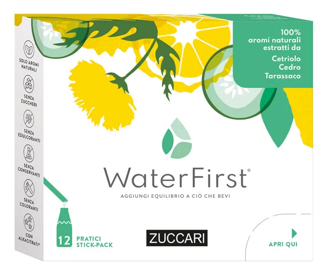 WATER FIRST CETRIOLO-CEDRO-TARASSACO 12 STICK PACK