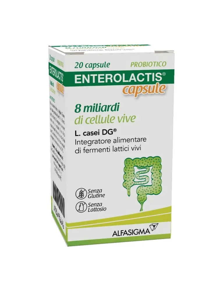Enterolactis 8 Miliardi di Cellule Vive 20 Capsule