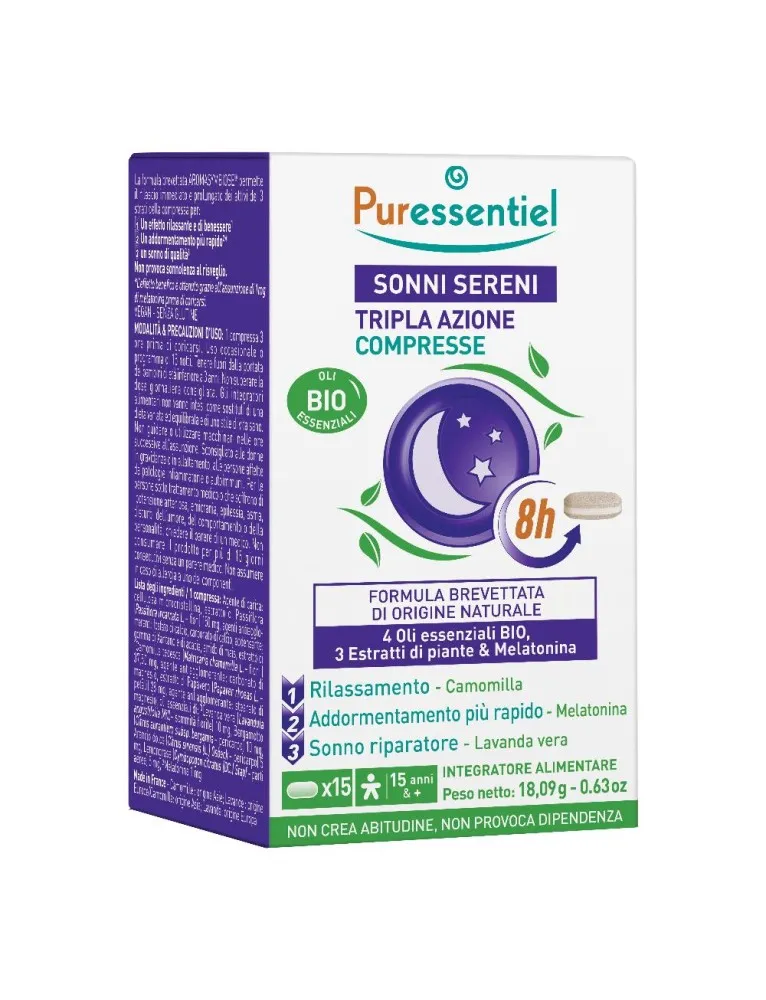COMPRESSE TRIPLA AZ SONNO15CPR