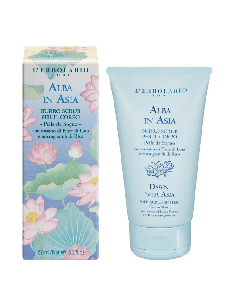 L'Erbolario Alba In Asia Burro Scrub Corpo 150ml