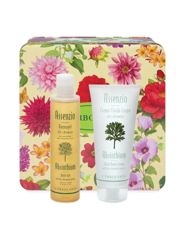 L'Erbolario Segreti Di Bellezza Duo Assenzio Bagnogel 200ml + Crema Fluida 200ml