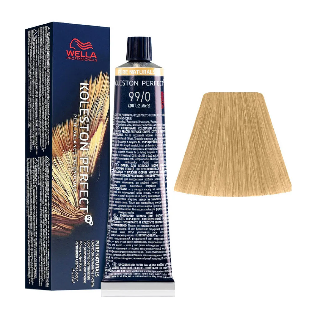 WELLA PROFESSIONALS KOLESTON PERFECT N.99/0 BIONDO CHIARISSIMO INTENSO 60 ML