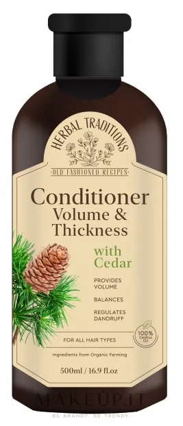 Balsamo capelli per volume e rafforzamento con cedro