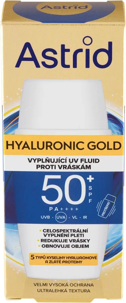 Fluido per il viso con acido ialuronico SPF50