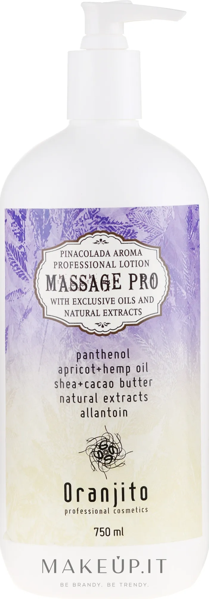 Latte da massaggio "Pina Colada"