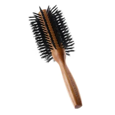 Acca Kappa Spazzola per Capelli Ø 69 mm Mogano Kotibè Setole Cinghiale Art. 855