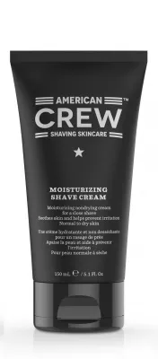 American Crew Moisturizing Shave Cream Crema da Barba Idratante Pelli Normali e Secche 150ml