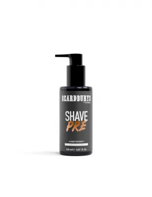 Beardburys Shave Pre Crema Pre-Barba Anti-Irritazione Amber Midnight 150ml