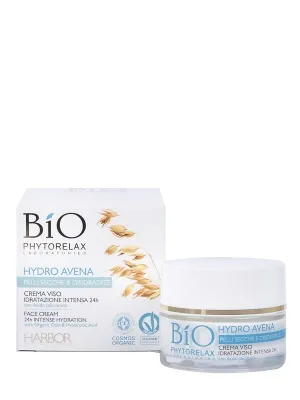 Bio Phytorelax Hydro Avena Pelli Secche & Disidratate Crema Viso Idratazione Intensa 24h 50 ml