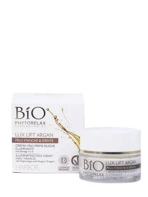 Bio Phytorelax Lux Fit Argan Pelli Stanche & Spente Crema Viso Prime Rughe Illuminante 50 ml