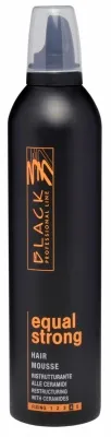 Black Equal Strong Hair Mousse Ristrutturante Alle Ceramidi 400ml