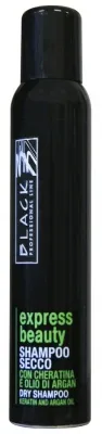 Black Express Beauty Shampoo Secco con Cheratina e Olio di Argan 200 ml