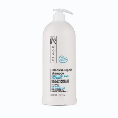 Black Shampoo Rigenerante Capelli Secchi e Sfibrati 1000ml