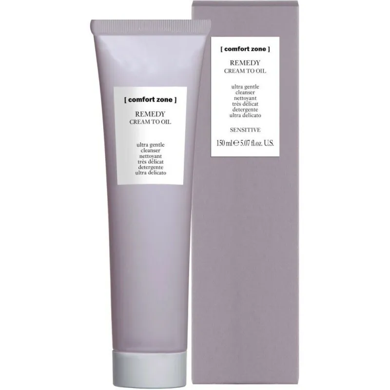 Comfort Zone Remedy Cream To Oil 150ml - detergente viso pelli sensibli