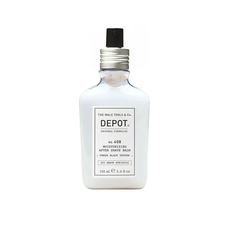 Depot No.408 Moisturizing After Shave Balm FRESH BLACK PEPPER 100ml - balsamo idratante dopobarba uomo