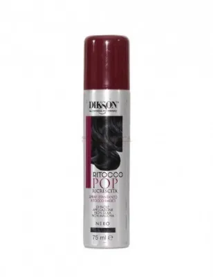 Dikson Ritocco Pop Spray Istantaneo Ritocco Radici Nero 75ml