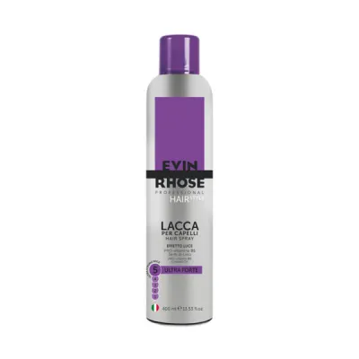 Evin Rhose Lacca Per Capelli Effetto Luce Ultra Forte 400ml