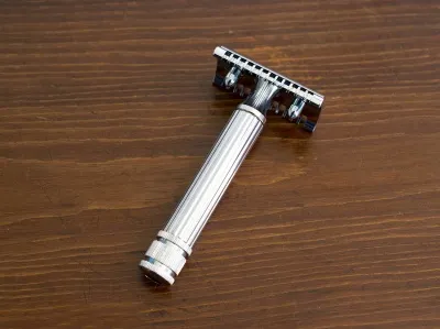 Fatip Chrome Classic Originale Rasoio Di Sicurezza Grande