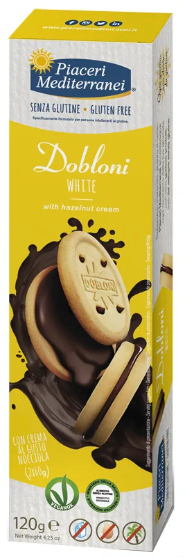 PIACERI MEDITERRANEI DOBLONI WHITE 2 PEZZI DA 60 G