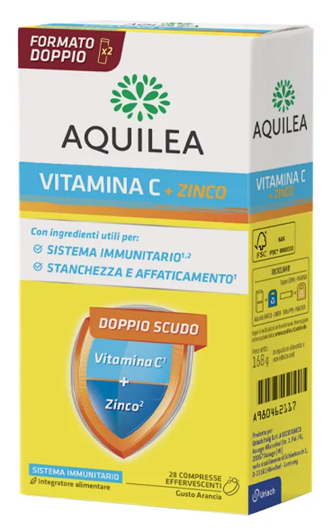 AQUILEA VITAMINA C 14 COMPRESSE EFFERVESCENTI BIPACK
