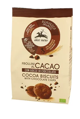 FROLLINO AL CACAO CON GOCCE DI CIOCCOLATO BIO 250 G