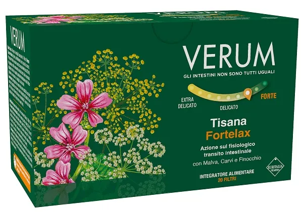 VERUM FORTELAX TISANA 20 FILTRI NEW