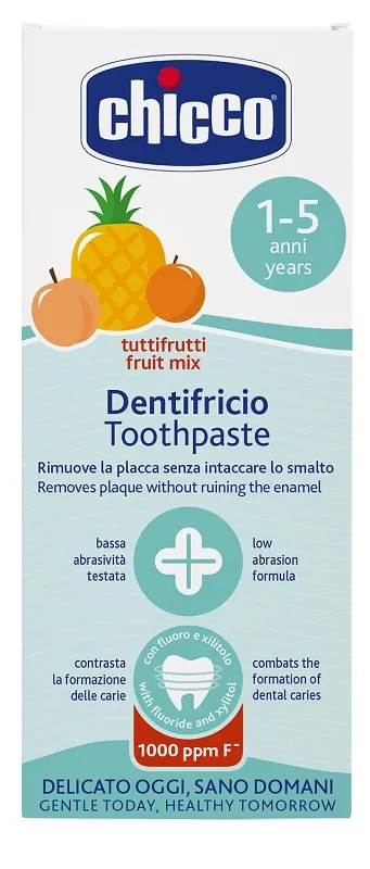 CHICCO DENTIFRICIO TUTTIFRUTTI DA 1 A 5 ANNI CON FLUORO