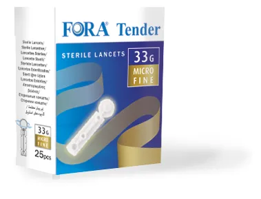LANCETTE PUNGIDITO FORA TENDER 33 GAUGE 25 PEZZI