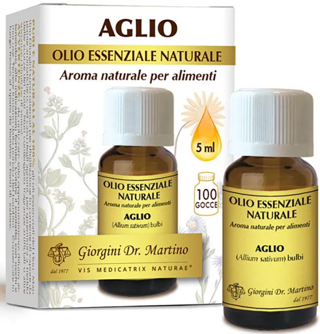 AGLIO OLIO ESSENZIALE NATURALE 5 ML