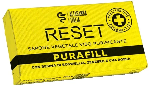 PURAFILL RESET SAPONE VEGETALE PURIFICANTE VISO PELLI IMPURE 100 G
